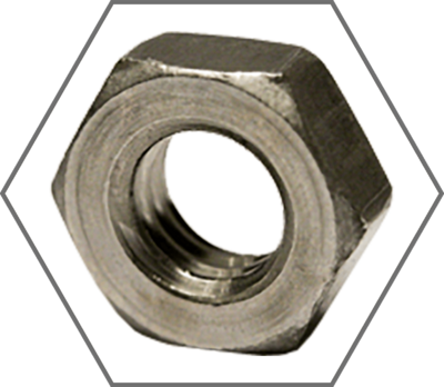 #5-40 Low Carbon Plain Finish Steel Machine Screw Hex Nut