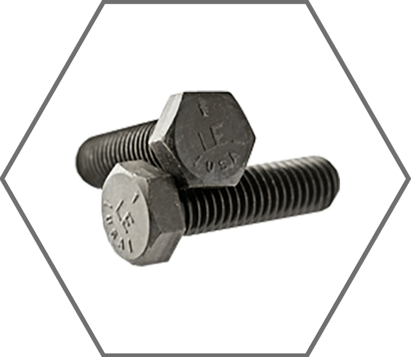 1-1/2"-6 x 6" SAE J429 Grade 5 Plain Finish Hex Cap Screw, Made in USA
