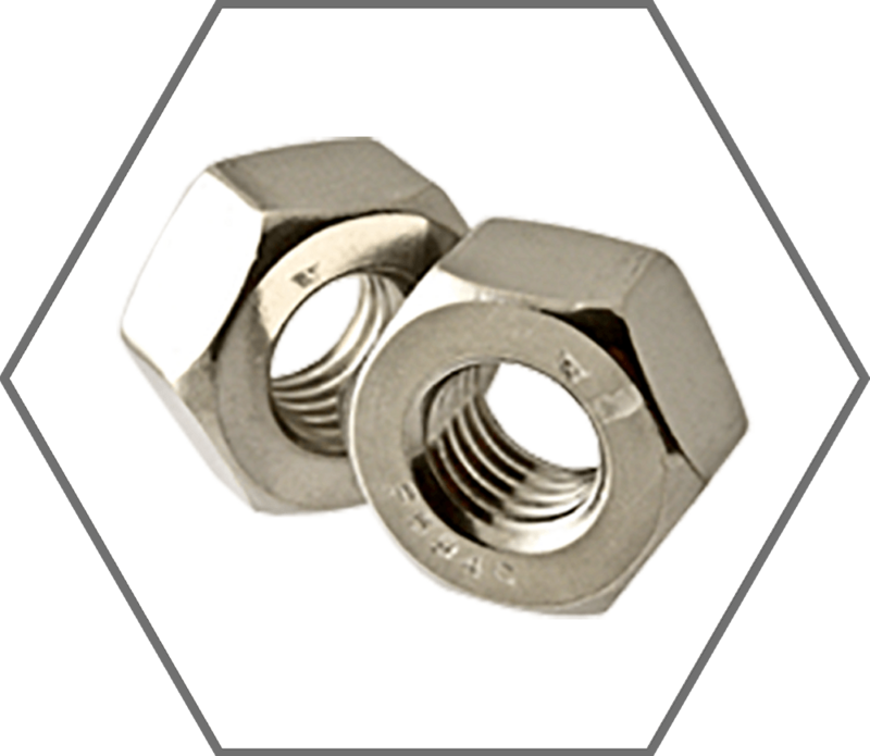 1/2"-13 Grade 8M ASTM A194 316 Stainless Steel Finished Heavy Hex Nut