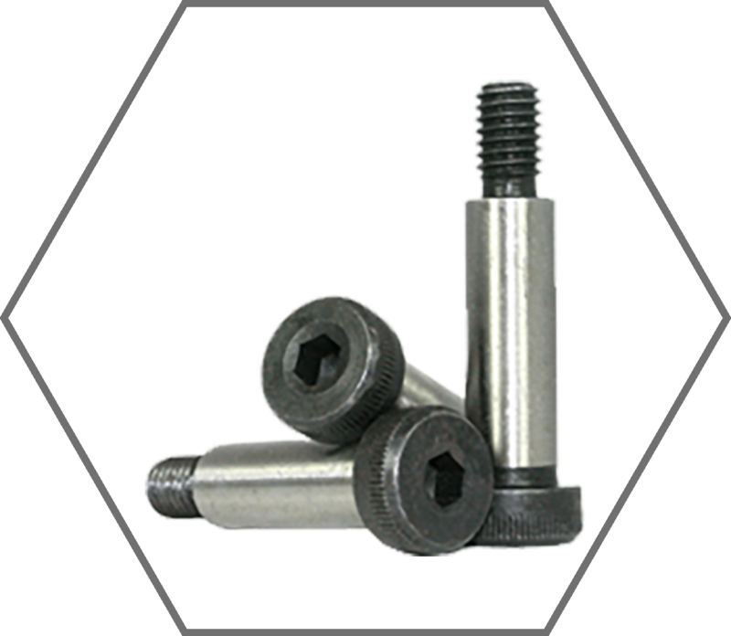 1/4" x 2" Shoulder x #10-24 Black Oxide Finish Alloy Steel Socket Shoulder Bolt