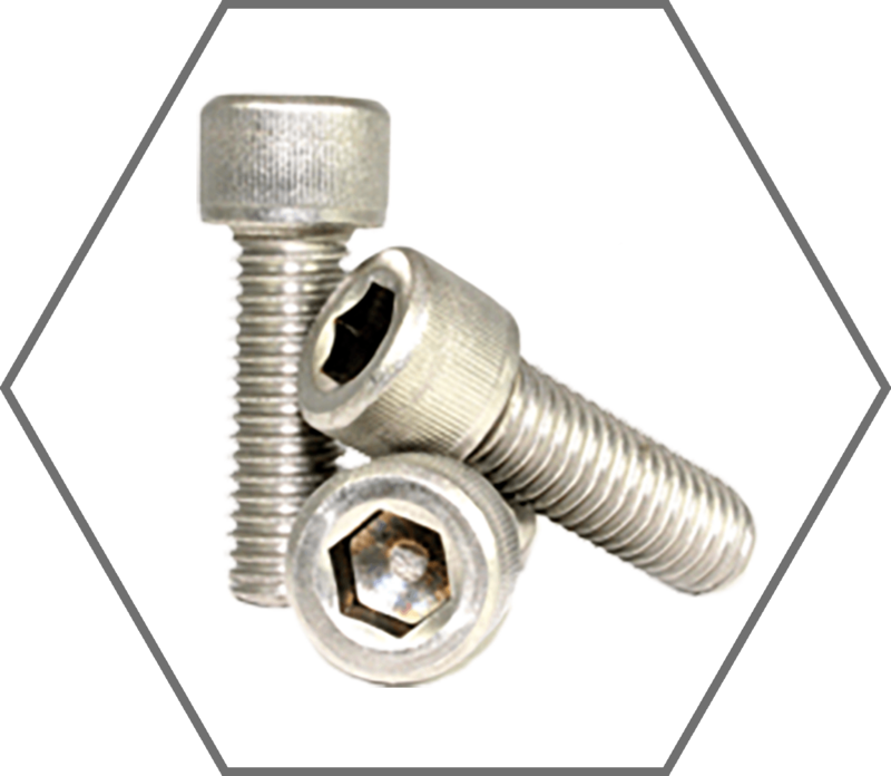 #10-24 x 3/8" ASTM F837 Grade 18-8 Stainless Steel Socket Head Cap Screw