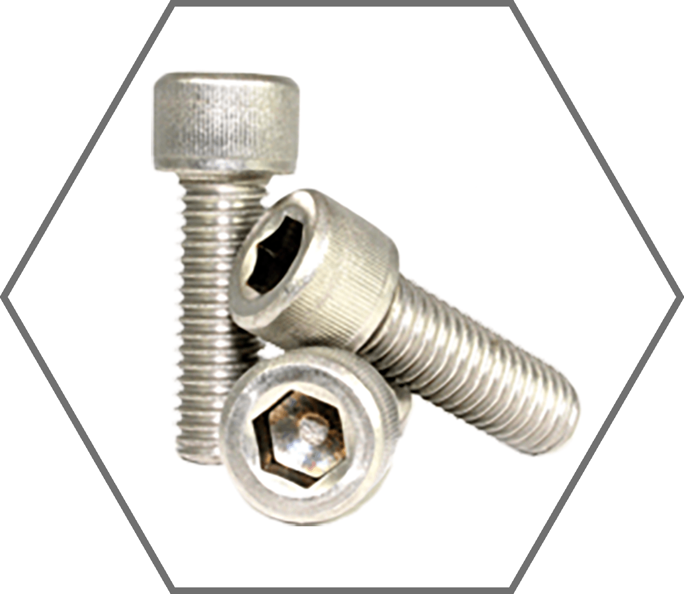 #10-32 x 1" ASTM F837 Grade 18-8 Stainless Steel Socket Head Cap Screw