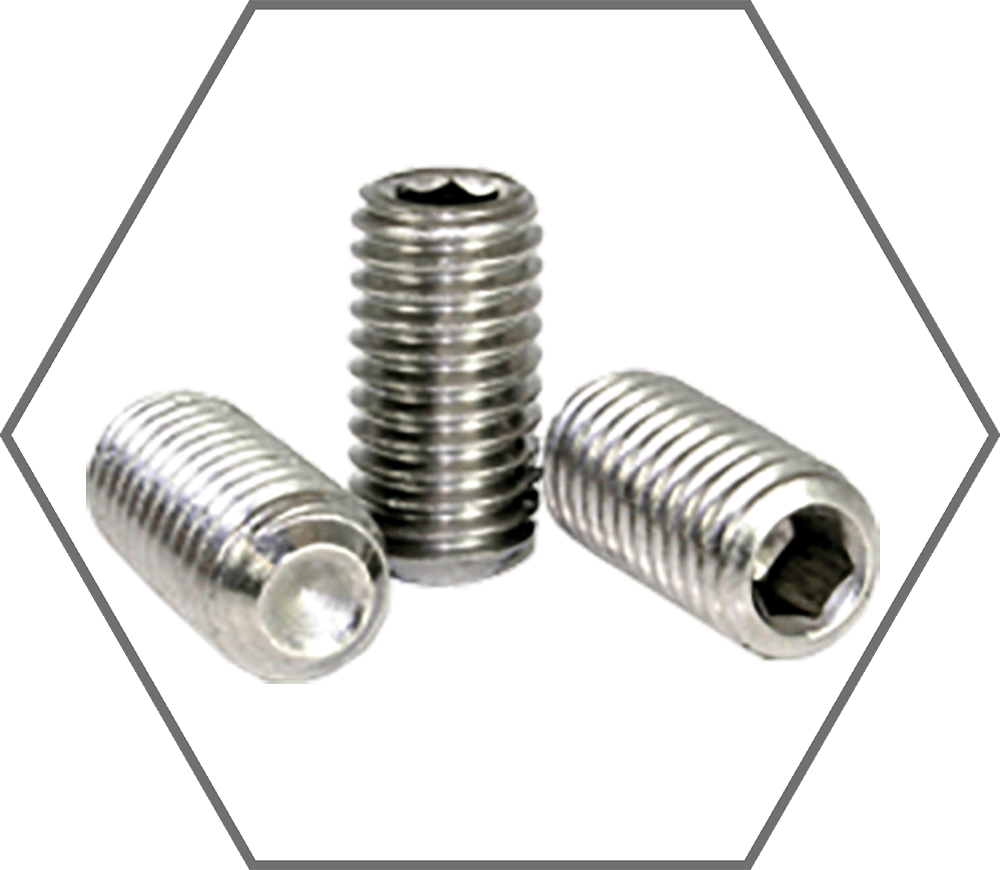 5/16"-18 x 1/2" Grade 18-8 Stainless Steel Cup Point Socket Set Screw