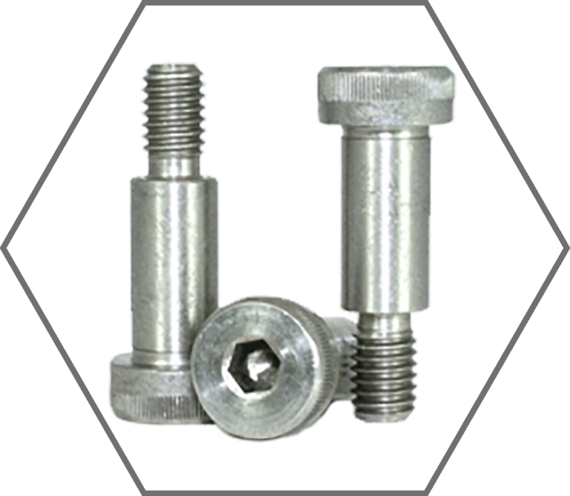 1/2" x 1/2" Shoulder x 3/8"-16 Grade 18-8 Stainless Steel Socket Shoulder Bolt