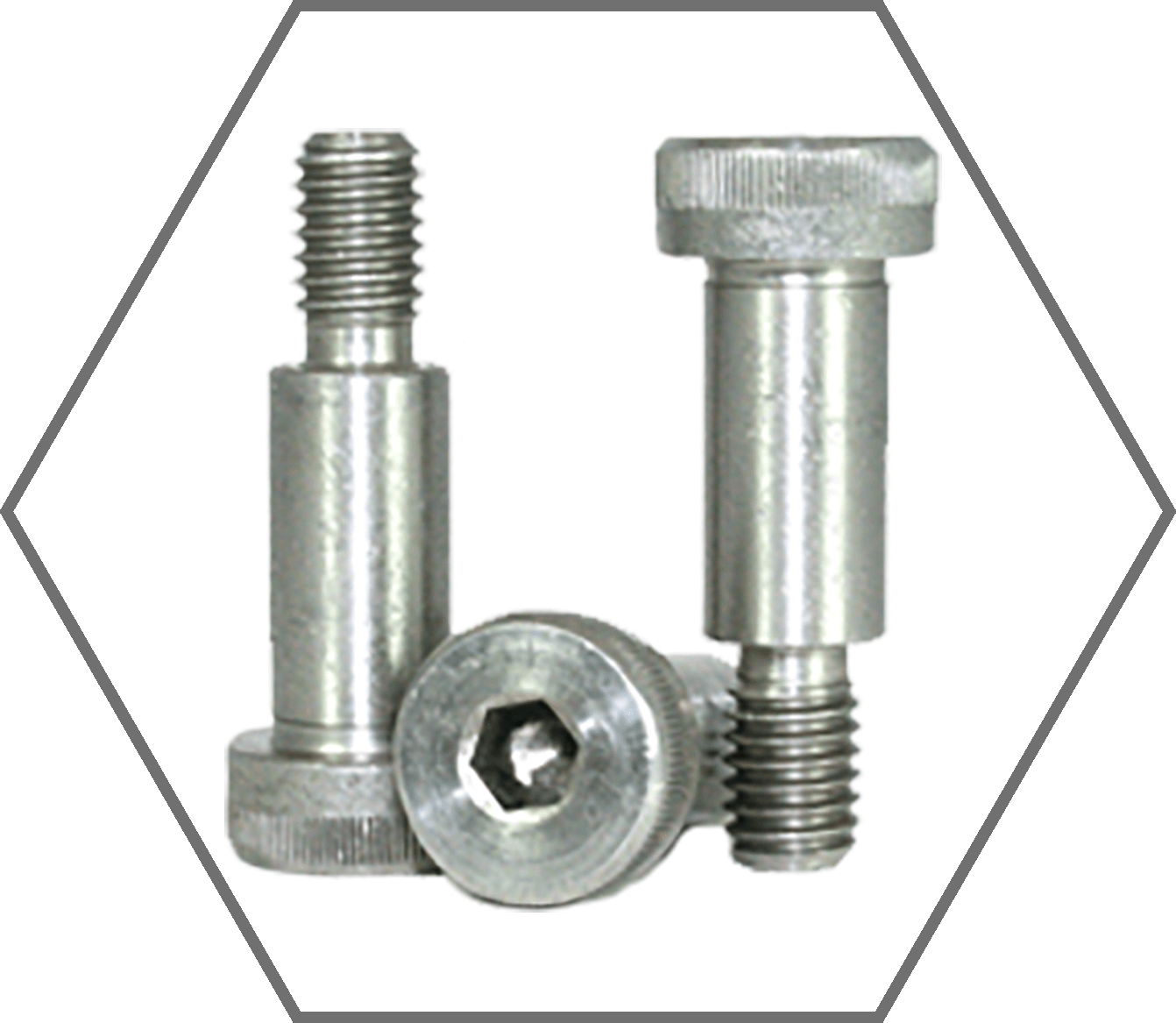 1/4" x 3/4" Shoulder x #10-24 Grade 18-8 Stainless Steel Socket Shoulder Screw