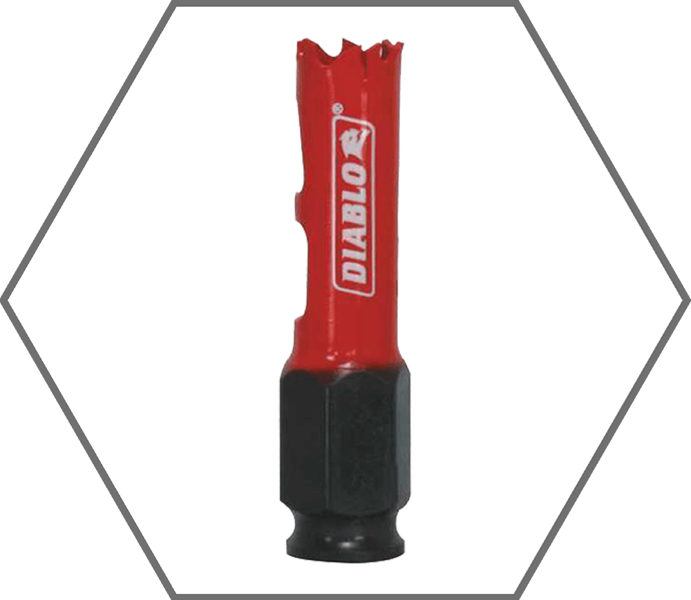 3/4" Quick Change Arbor Diablo Snap-Lock High Performance Hole Saw