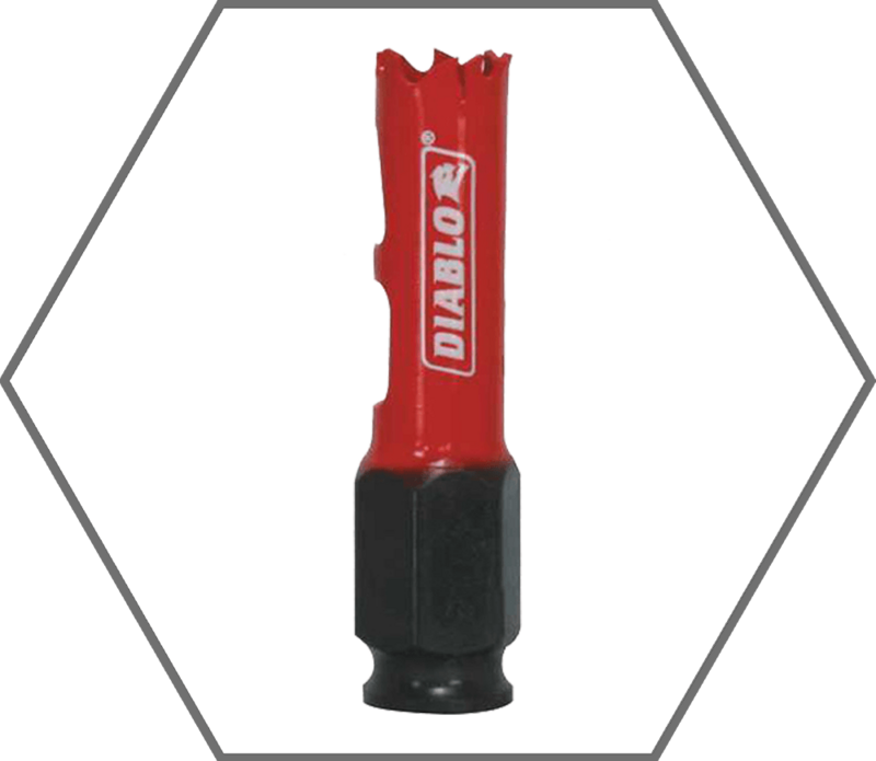 3/4" Quick Change Arbor Diablo Snap-Lock High Performance Hole Saw