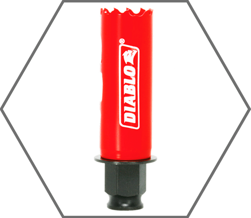 1-1/16" Quick Change Arbor Diablo Snap-Lock High Performance Hole Saw