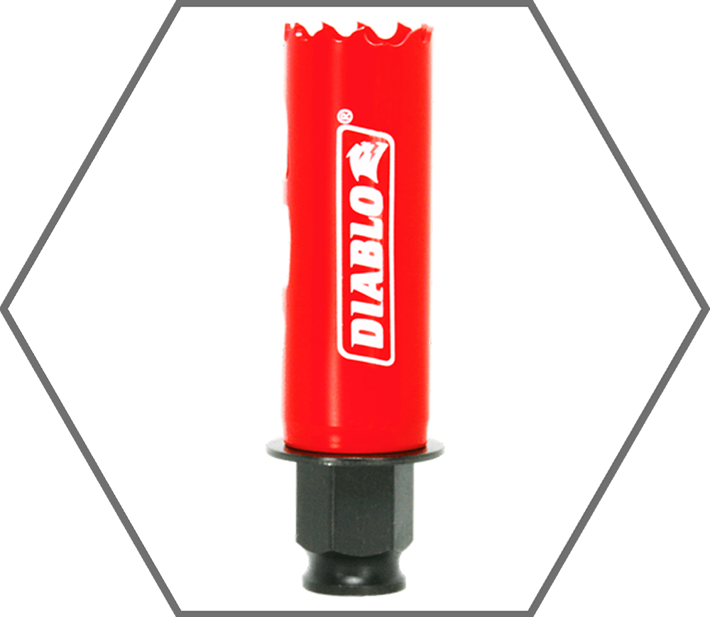 1" Quick Change Arbor Diablo Snap-Lock High Performance Hole Saw