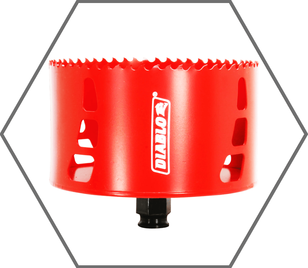 4-3/4" Quick Change Arbor Diablo Snap-Lock High Performance Hole Saw