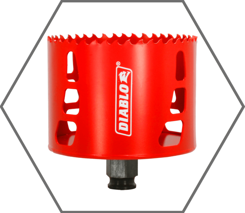 3-1/2" Quick Change Arbor Diablo Snap-Lock High Performance Hole Saw