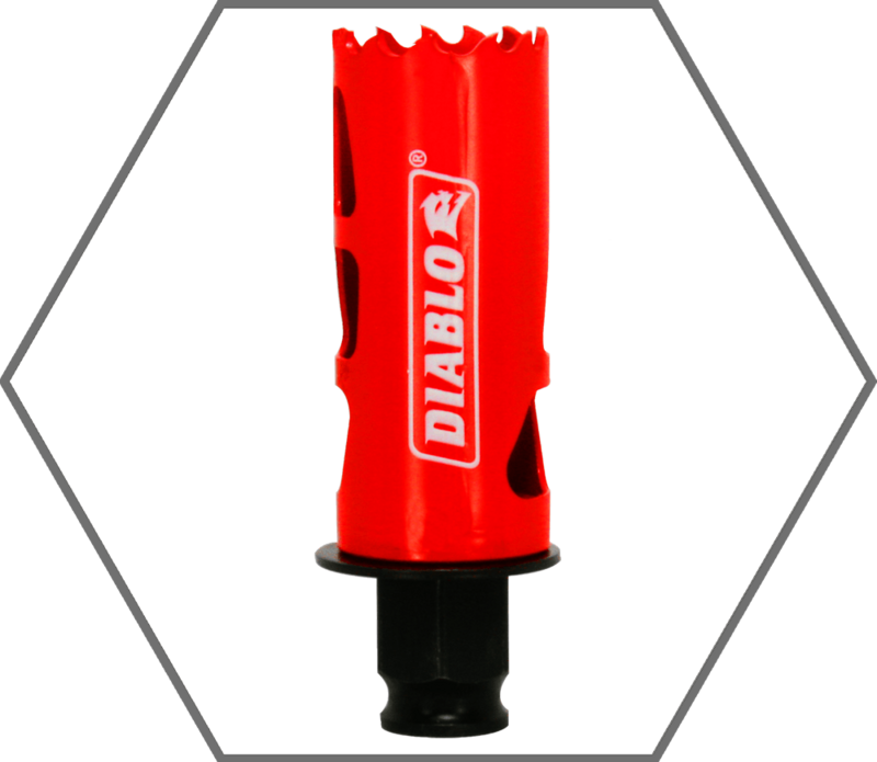 1-5/16" Quick Change Arbor Diablo Snap-Lock High Performance Hole Saw