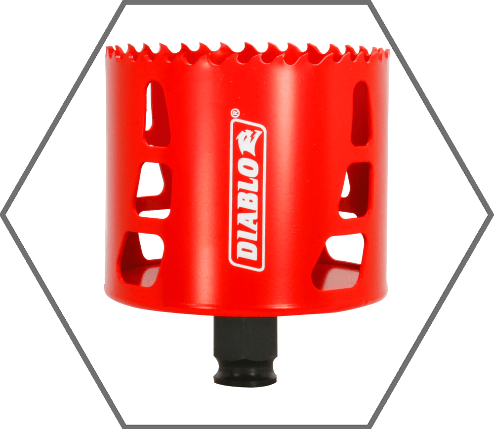 3" Quick Change Arbor Diablo Snap-Lock High Performance Hole Saw