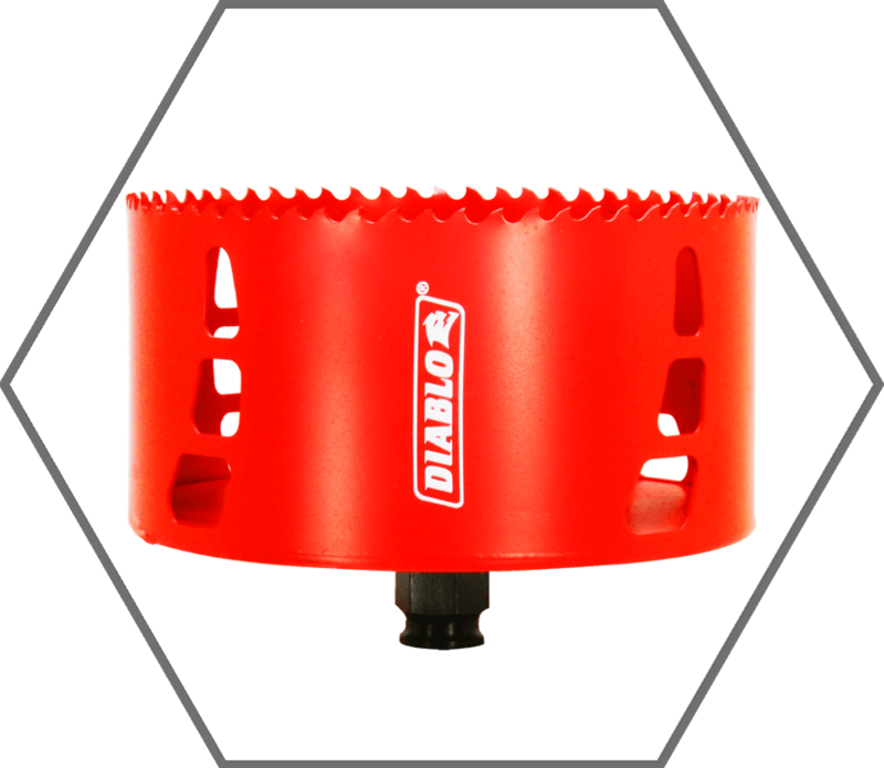 5-1/2" Quick Change Arbor Diablo Snap-Lock High Performance Hole Saw