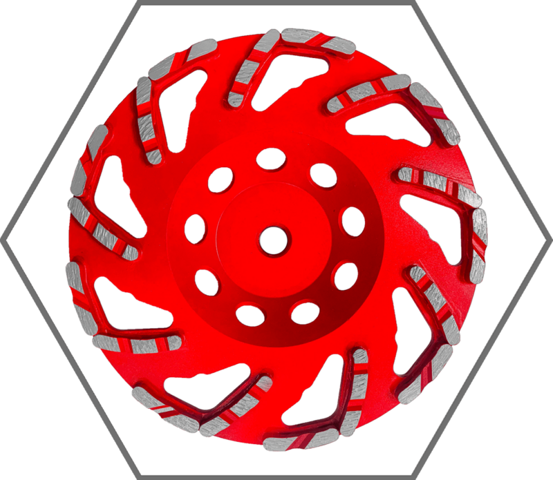 7" Diamond Cup Wheel for Masonry