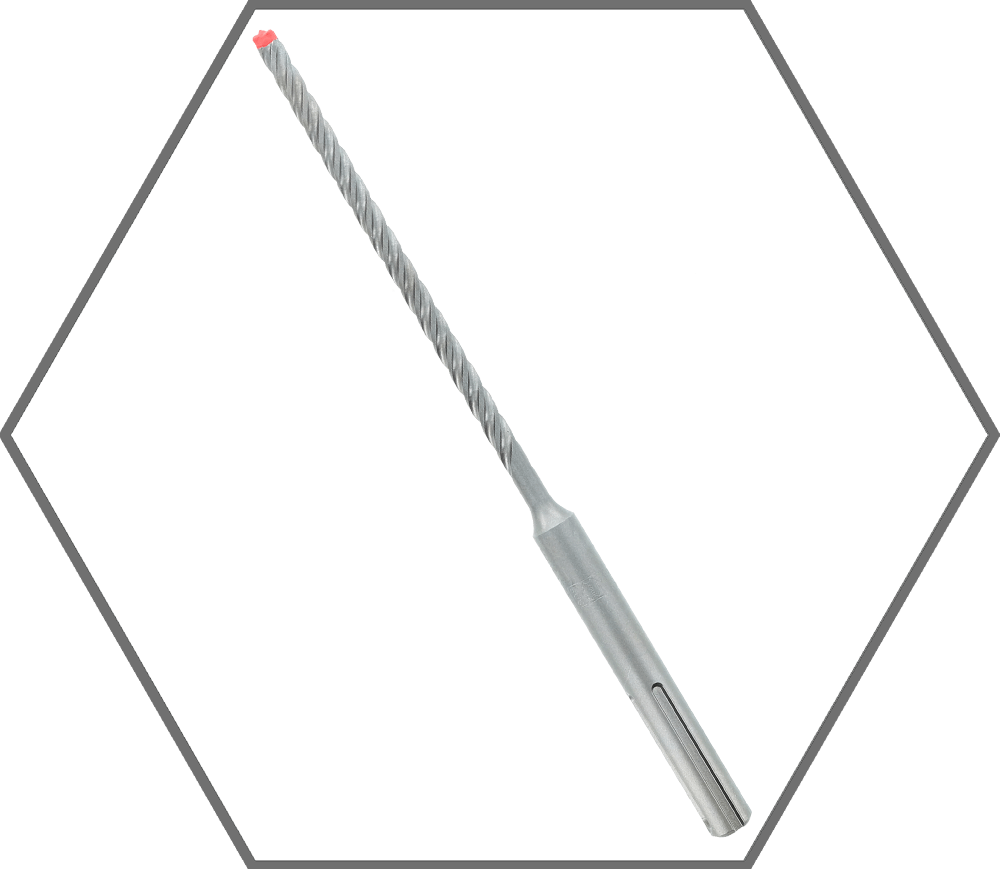 1/2" x 16" x 21" Rebar Demon SDS-Max 4-Cutter Full Carbide Head Hammer Drill Bit