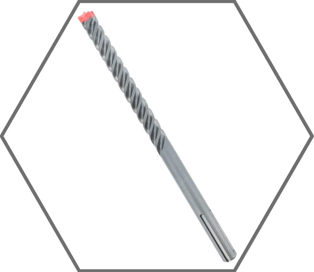 3/4" x 8" x 13" Rebar Demon SDS-Max 4-Cutter Full Carbide Head Hammer Drill Bit