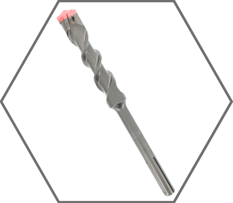 1-1/4" x 8" x 13" Rebar Demon SDS-Max 4-Cutter Carbide-Tipped Hammer Drill Bit