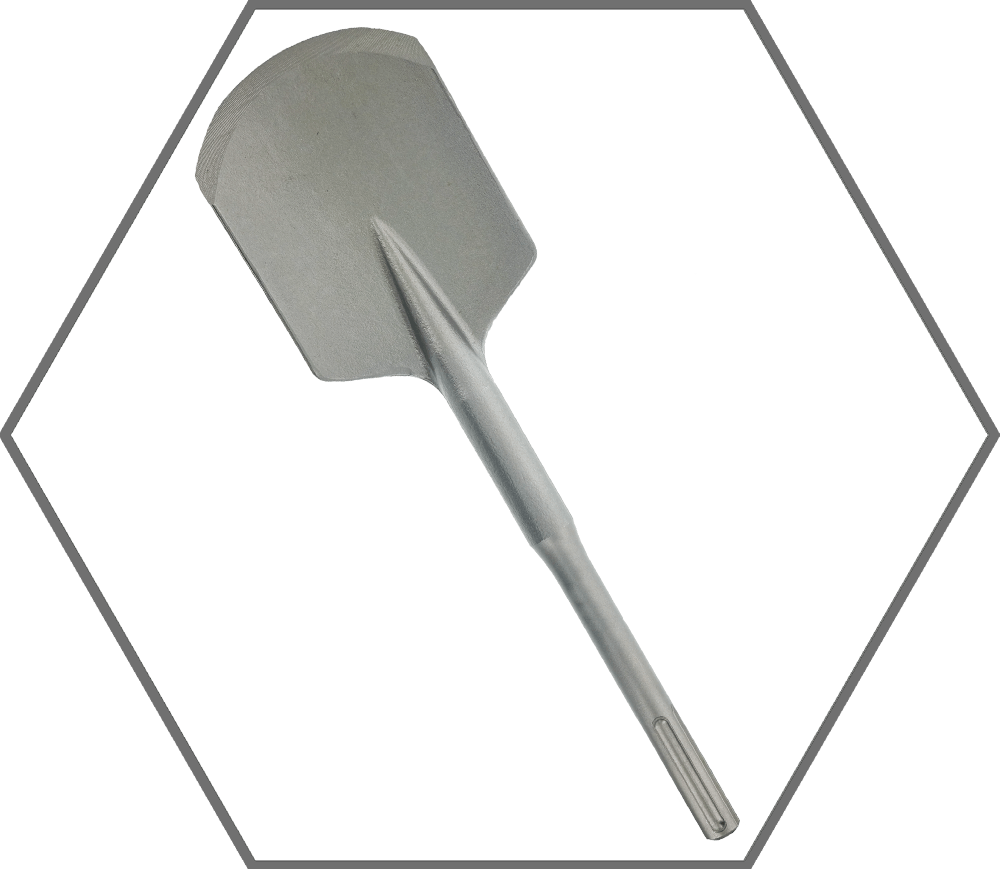 4-1/2" x 17" SDS-Max Clay Spade Chisel