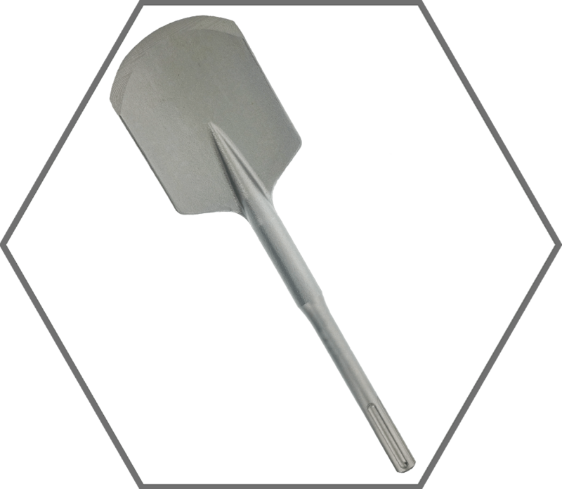 4-1/2" x 17" SDS-Max Clay Spade Chisel