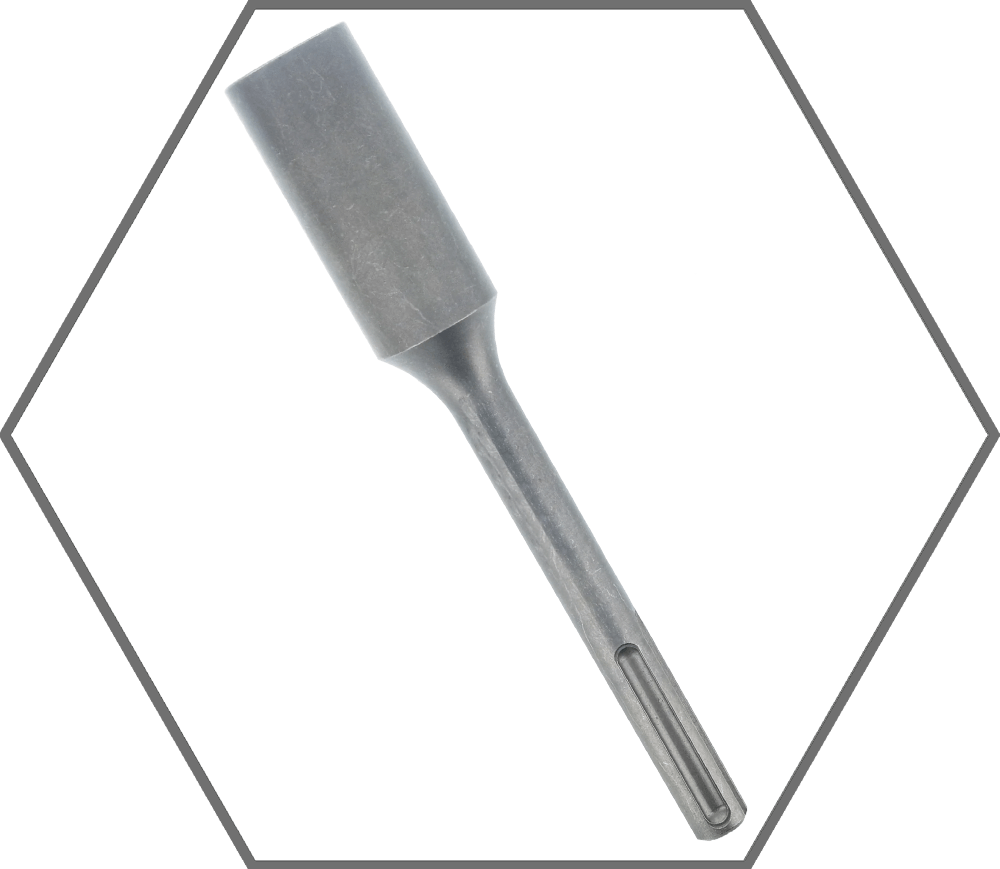 10" SDS-Max Ground Rod Driver Chisel
