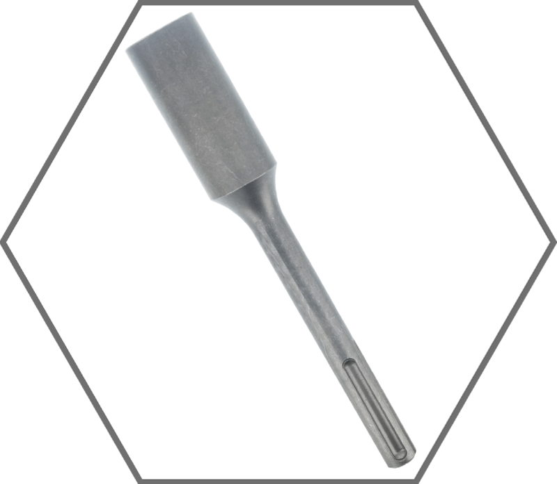 10" SDS-Max Ground Rod Driver Chisel