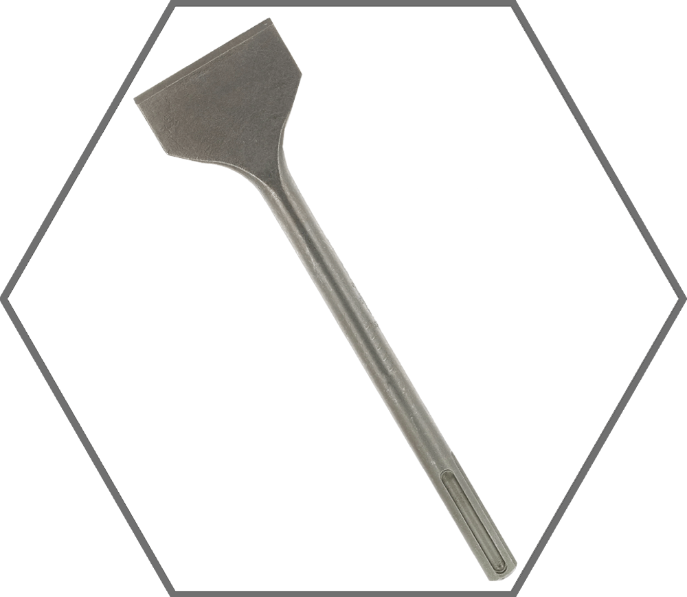 3" x 12" SDS-Max Scaling Chisel