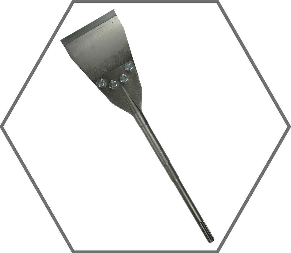 6" x 25" SDS-Max Floor Scraper