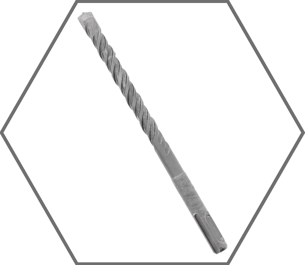 3/8" x 4" x 6" Diablo SDS-Plus 2-Cutter Carbide Tipped Rotary Hammer Drill Bit