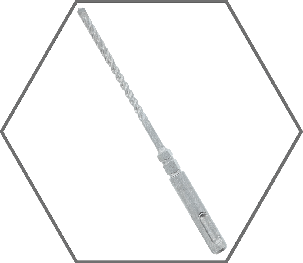3/16" x 3-1/2" x 6" SDS-Plus Full Carbide Tipped Concrete Anchor Hammer Drill Bit