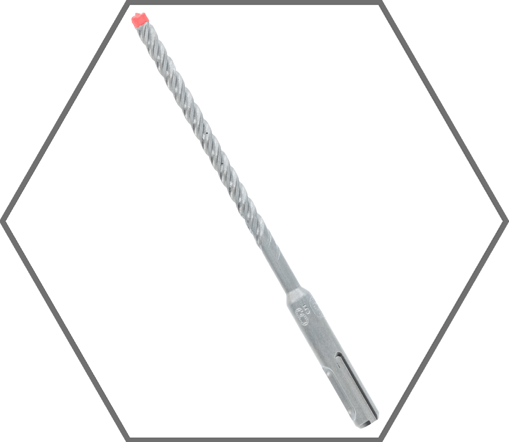 5/16" x 4" x 6" Rebar Demon SDS-Plus 4-Cutter Full Carbide Tipped Hammer Drill Bit