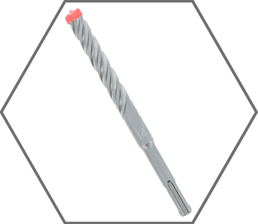 1/2" x 4" x 6" Rebar Demon SDS-Plus 4-Cutter Full Carbide Head Hammer Drill Bit (25-Pack)