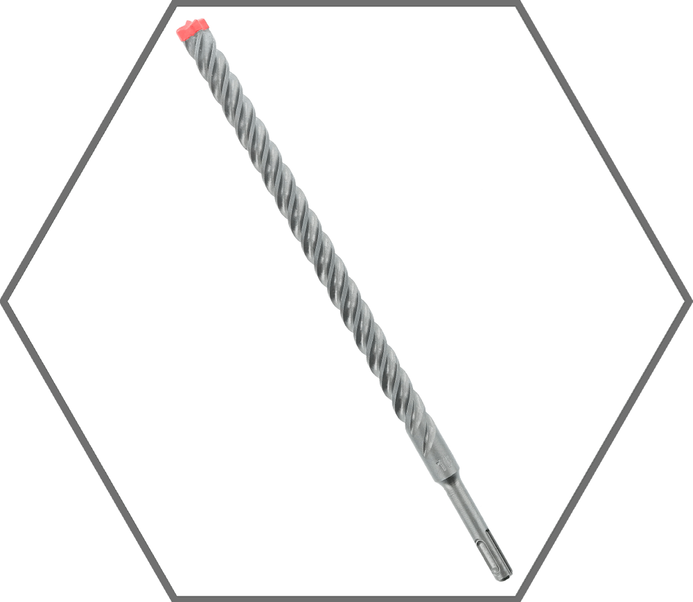 5/8" x 10" x 12" Rebar Demon SDS-Plus 4-Cutter Full Carbide Tipped Hammer Drill Bit