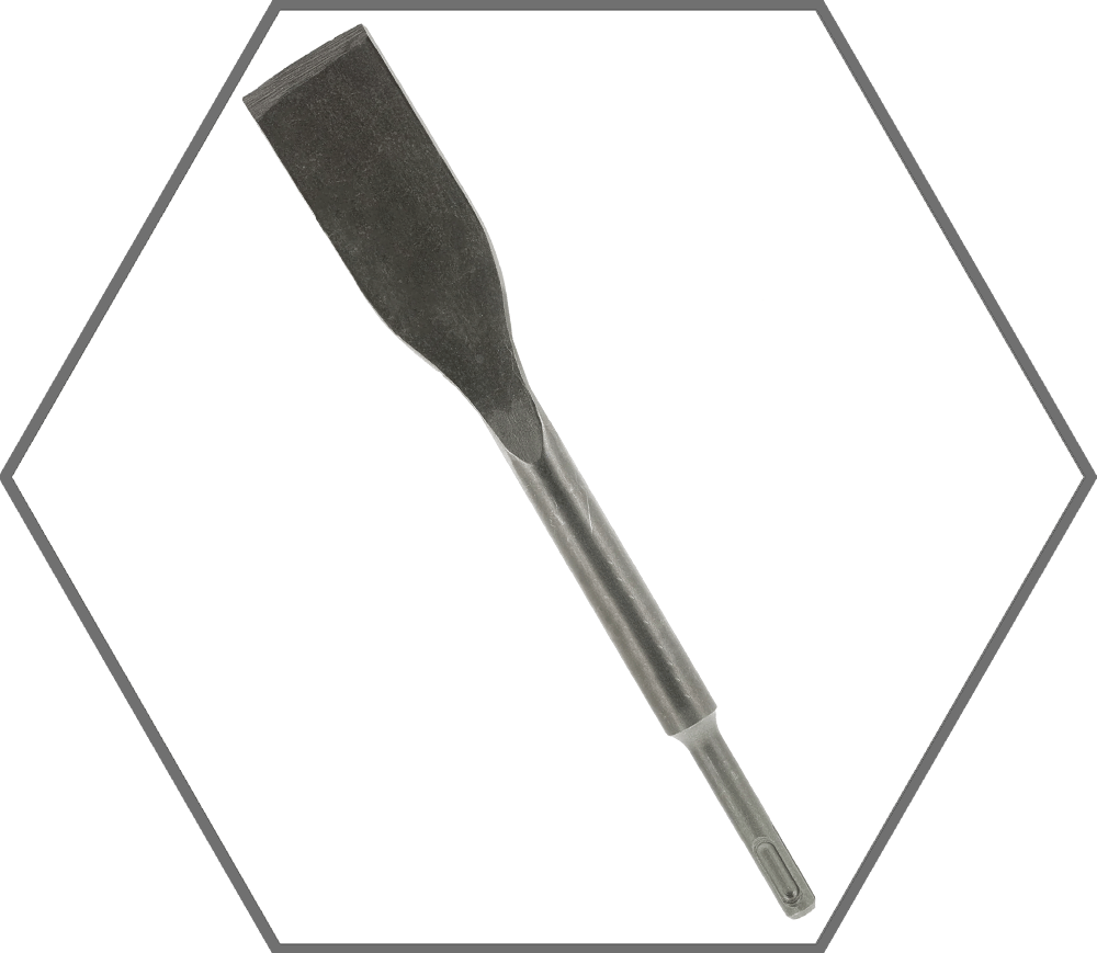 1-1/2" x 10" SDS-Plus Tile Chisel