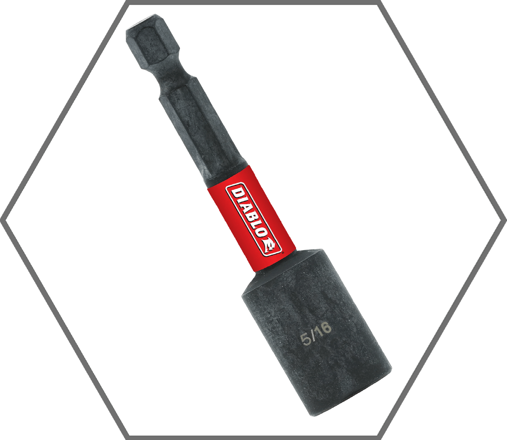 5/16" x 2-9/16"L Magnetic Nut Setter