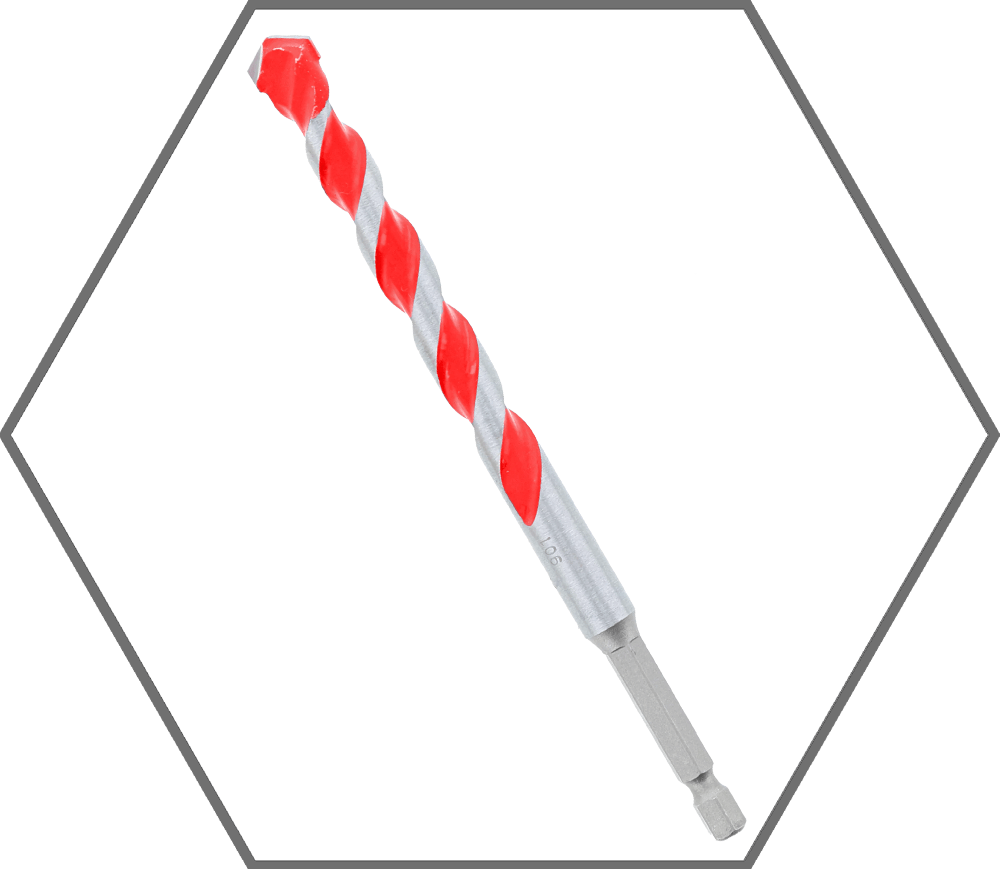 7/16" x 4" x 6" SPEEDemon Red Granite Carbide Tipped Hammer Drill Bit