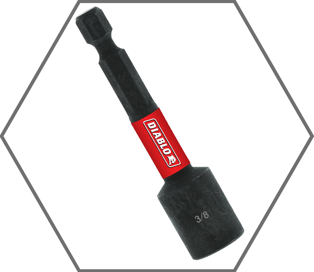 3/8" x 2-9/16"L Magnetic Nut Setter