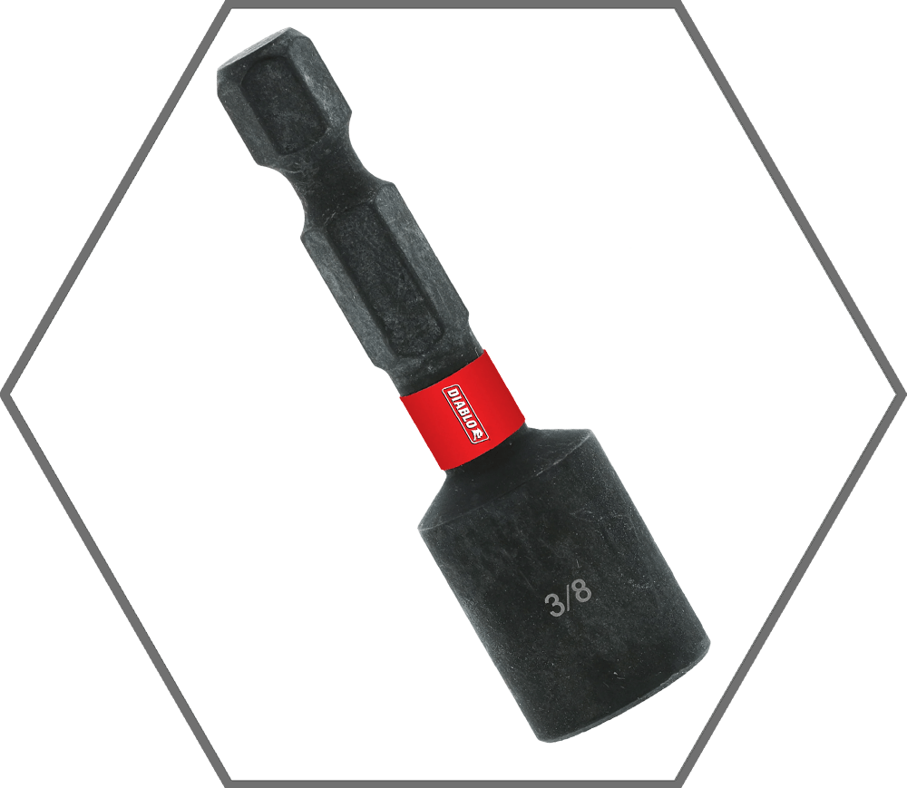3/8" x 1-7/8"L Magnetic Nut Setter