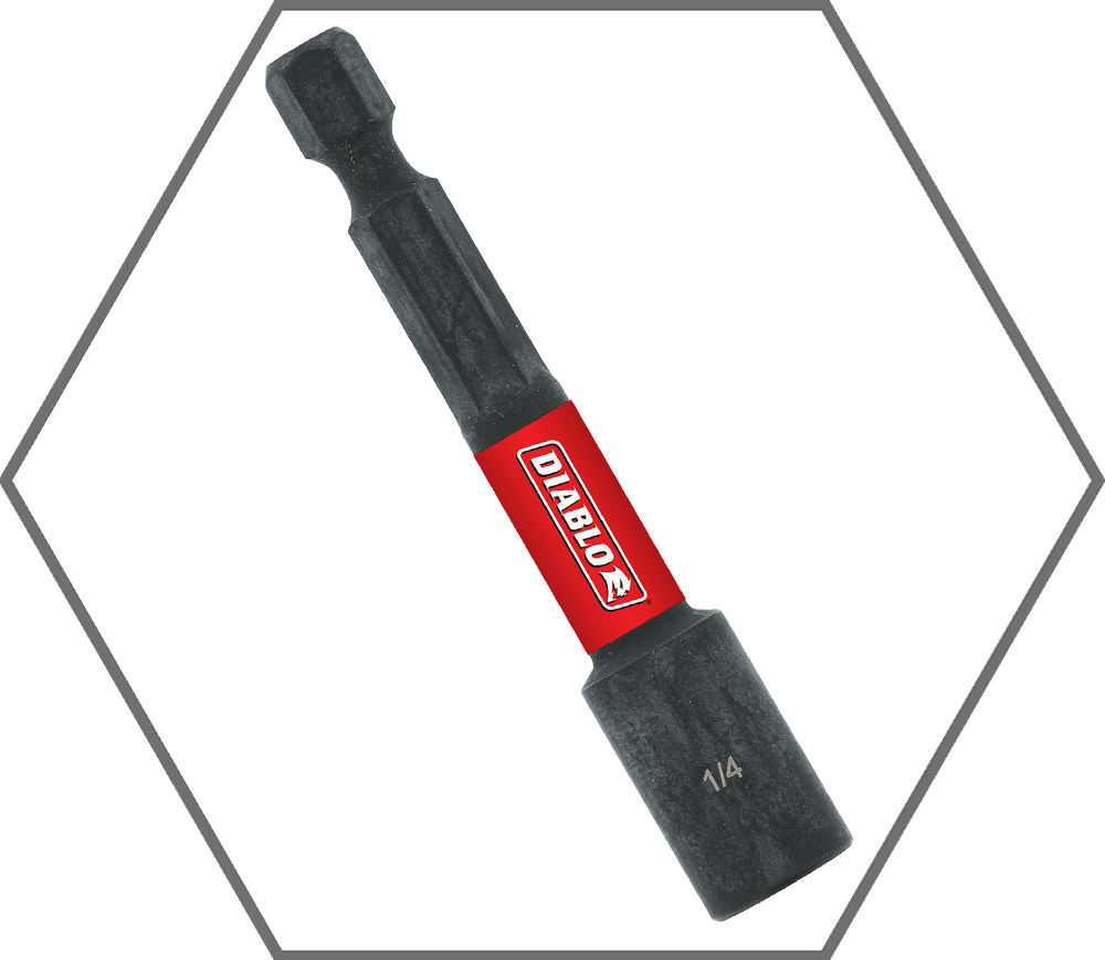 1/4" x 2-9/16"L Magnetic Nut Setter