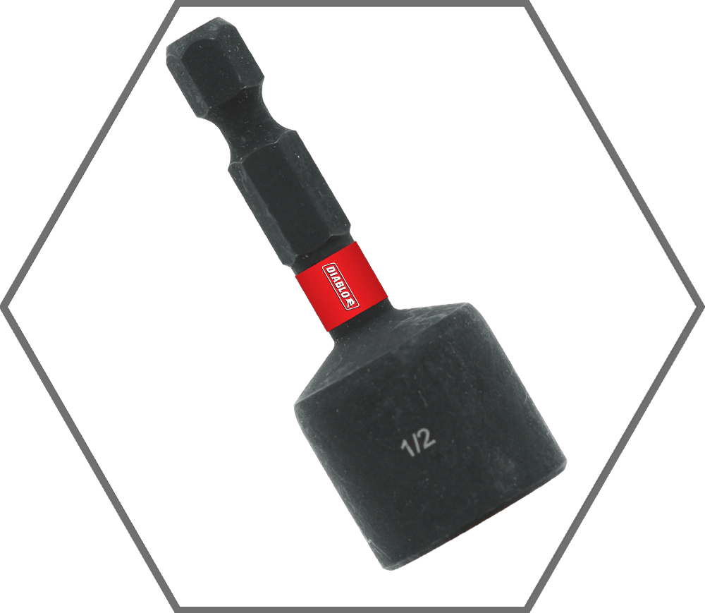 1/2" x 1-7/8"L Magnetic Nut Setter