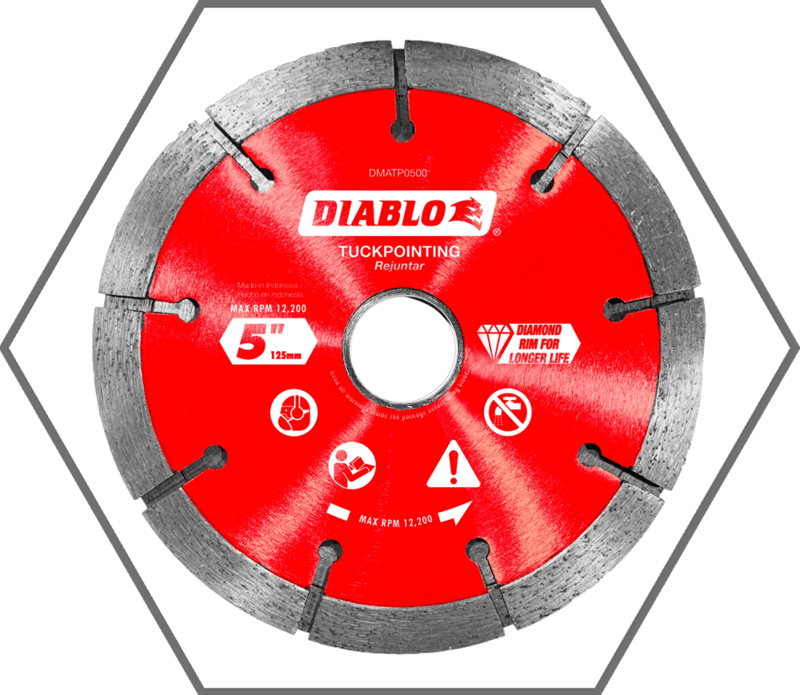 5" Diamond Tuck Point Blade for Masonry