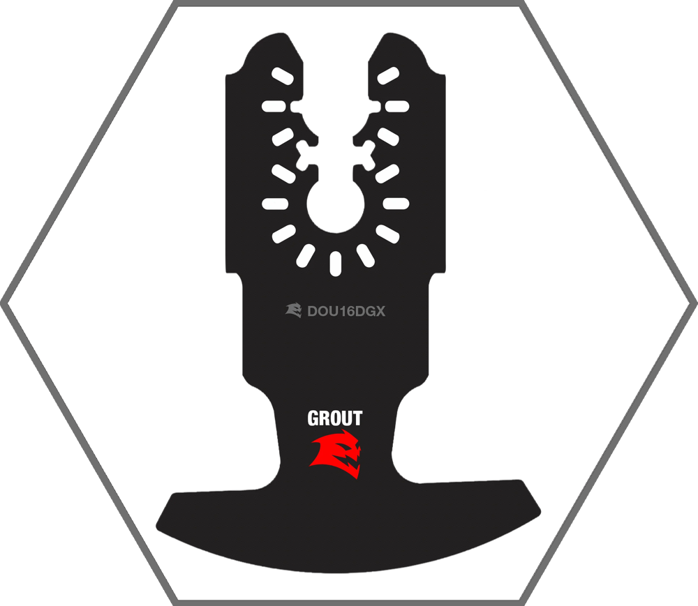 Universal Fit Diamond Grit Oscillating Blade for Grout