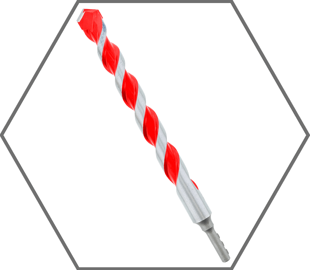1" x 10" x 12" SPEEDemon Red Granite Carbide Tipped Hammer Drill Bit