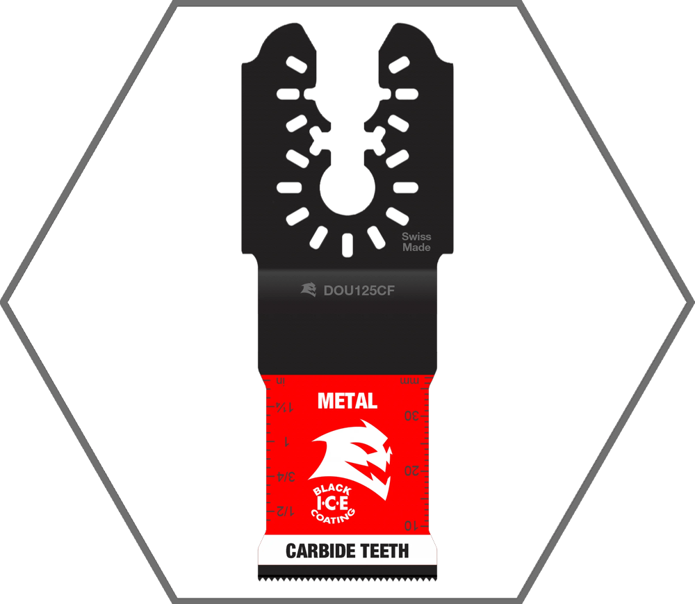 1-1/4" Universal Fit Carbide Oscillating Blades for Metal