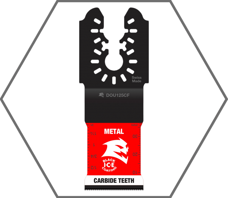 1-1/4" Universal Fit Carbide Oscillating Blades for Metal