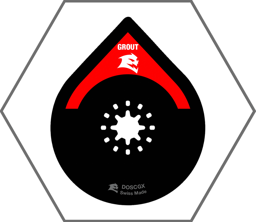 2-3/4" Starlock Carbide Grit Oscillating Blade for Grout and Mortar
