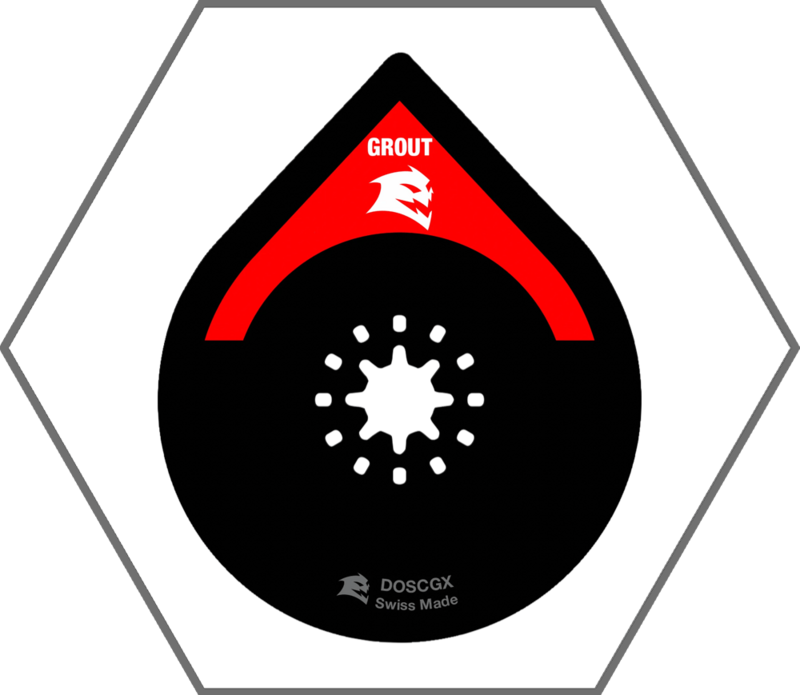 2-3/4" Starlock Carbide Grit Oscillating Blade for Grout and Mortar