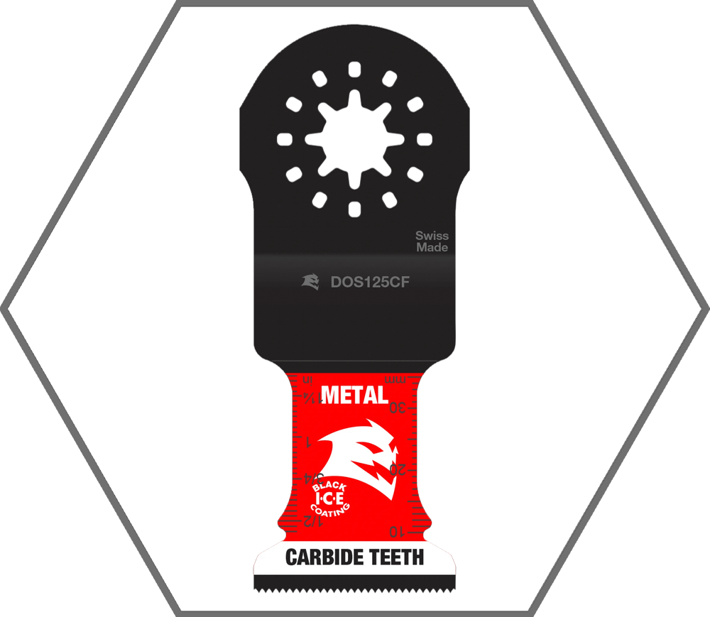 1-1/4" Starlock Carbide Oscillating Blades for Metal (3-Pack)
