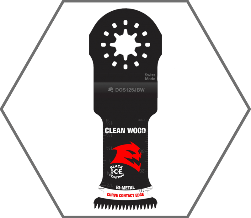 1-1/4" Starlock Bi-Metal Oscillating Blades for Clean Wood (3-Pack)