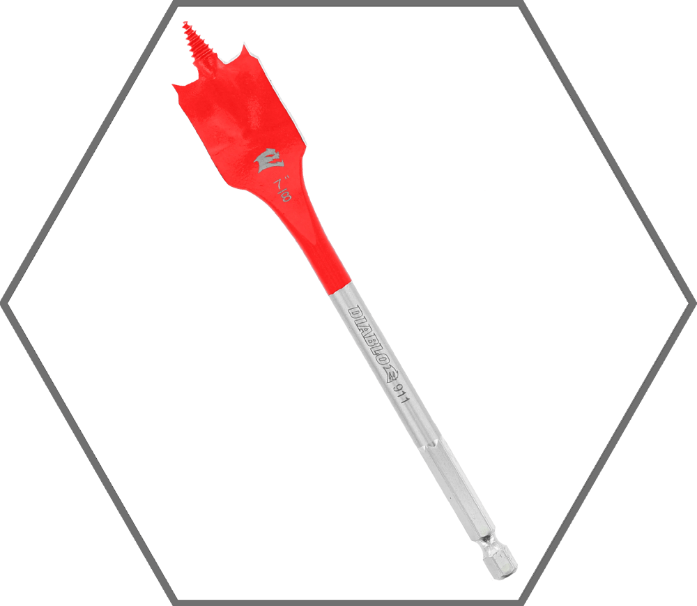 7/8" x 6" SPEEDemon Spade Bit